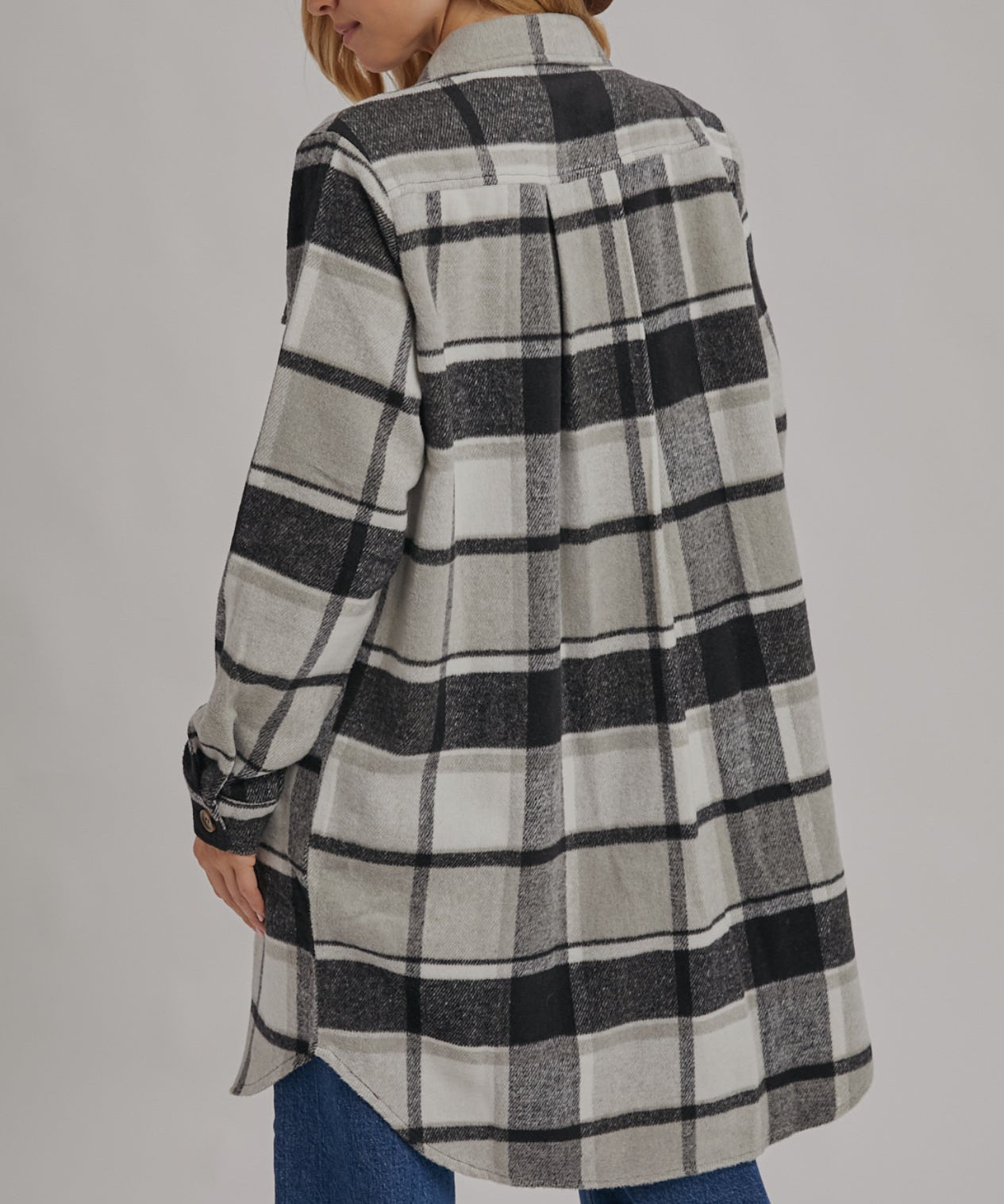 Pick of The Patch Shacket Black