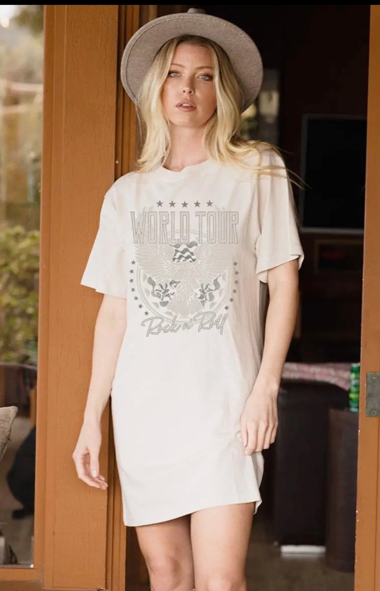 Rock and Roll Graphic Tee Dress