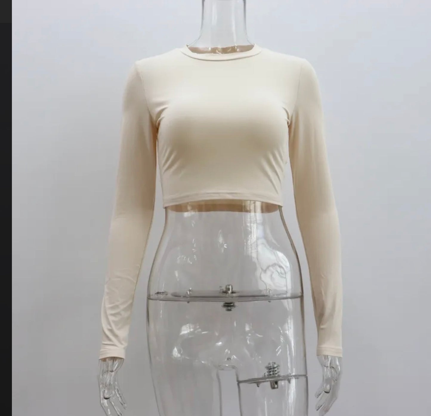 Back To Basics Long Sleeve Crop Top