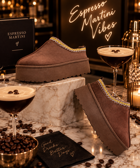 A Tini Bit Taller Espresso Slippers