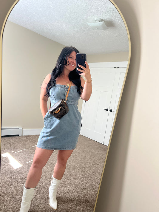 Girls Girl Denim Dress