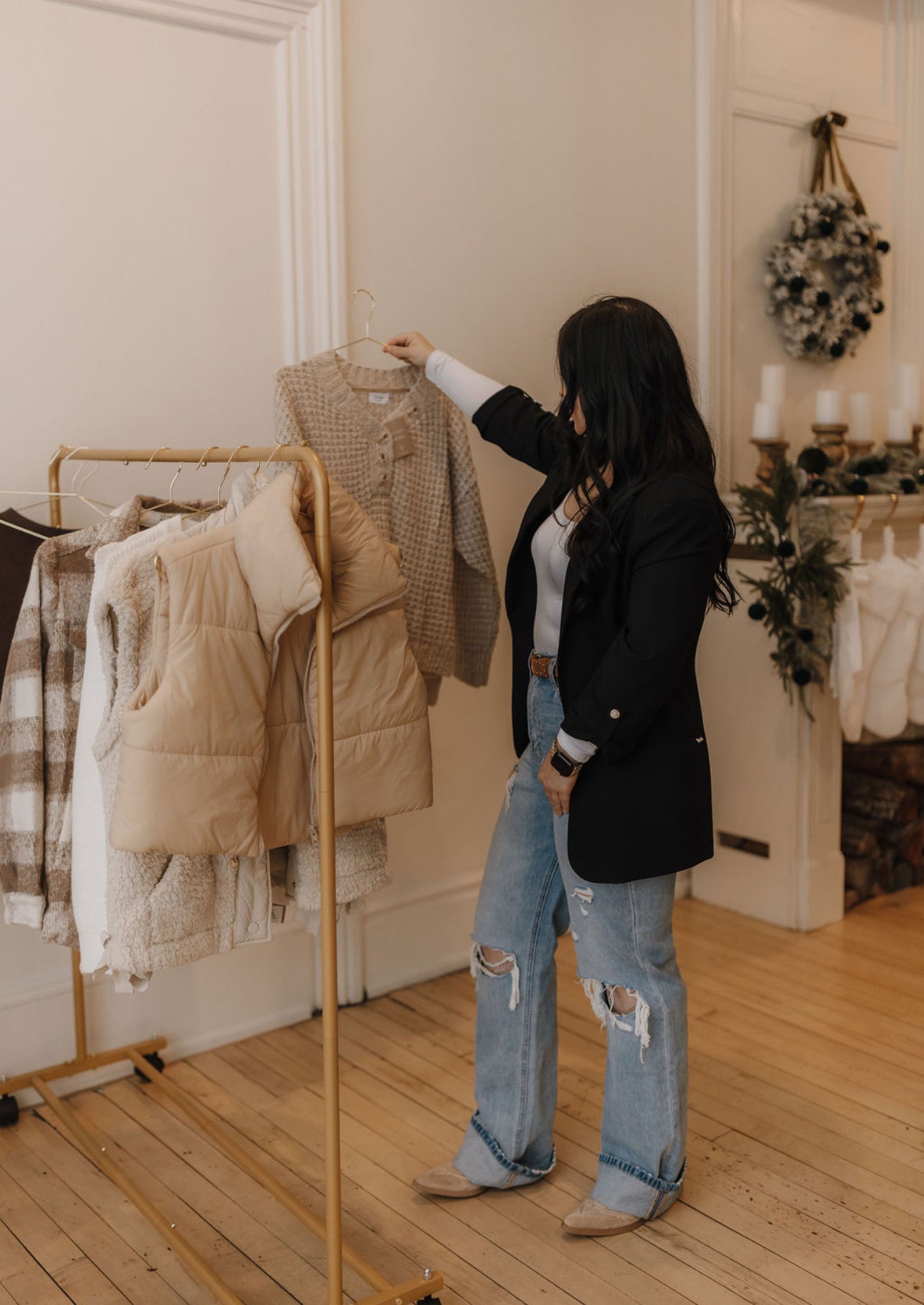 90's Vintage Super High Rise Flare Jeans