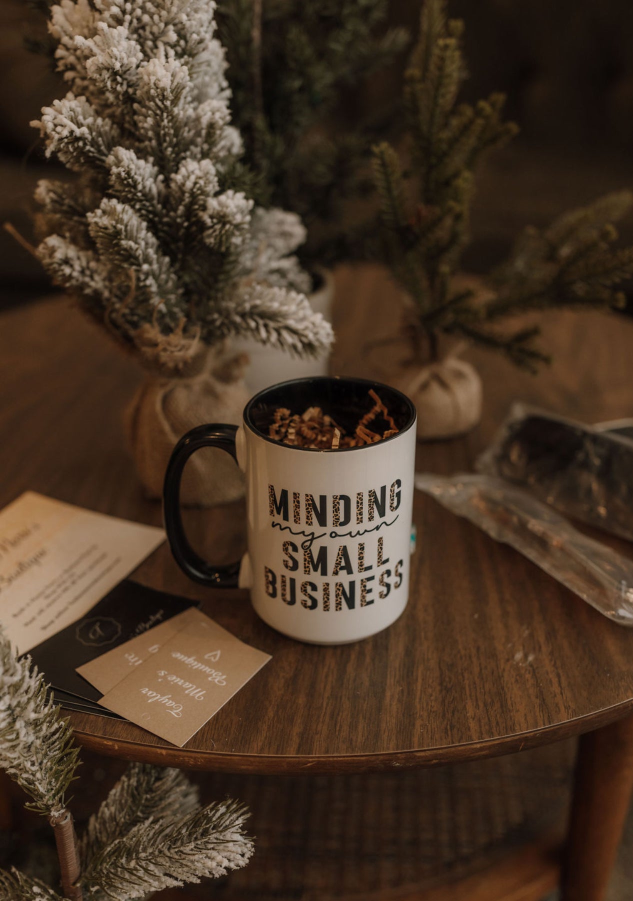 Minding My Own Small Business Mug