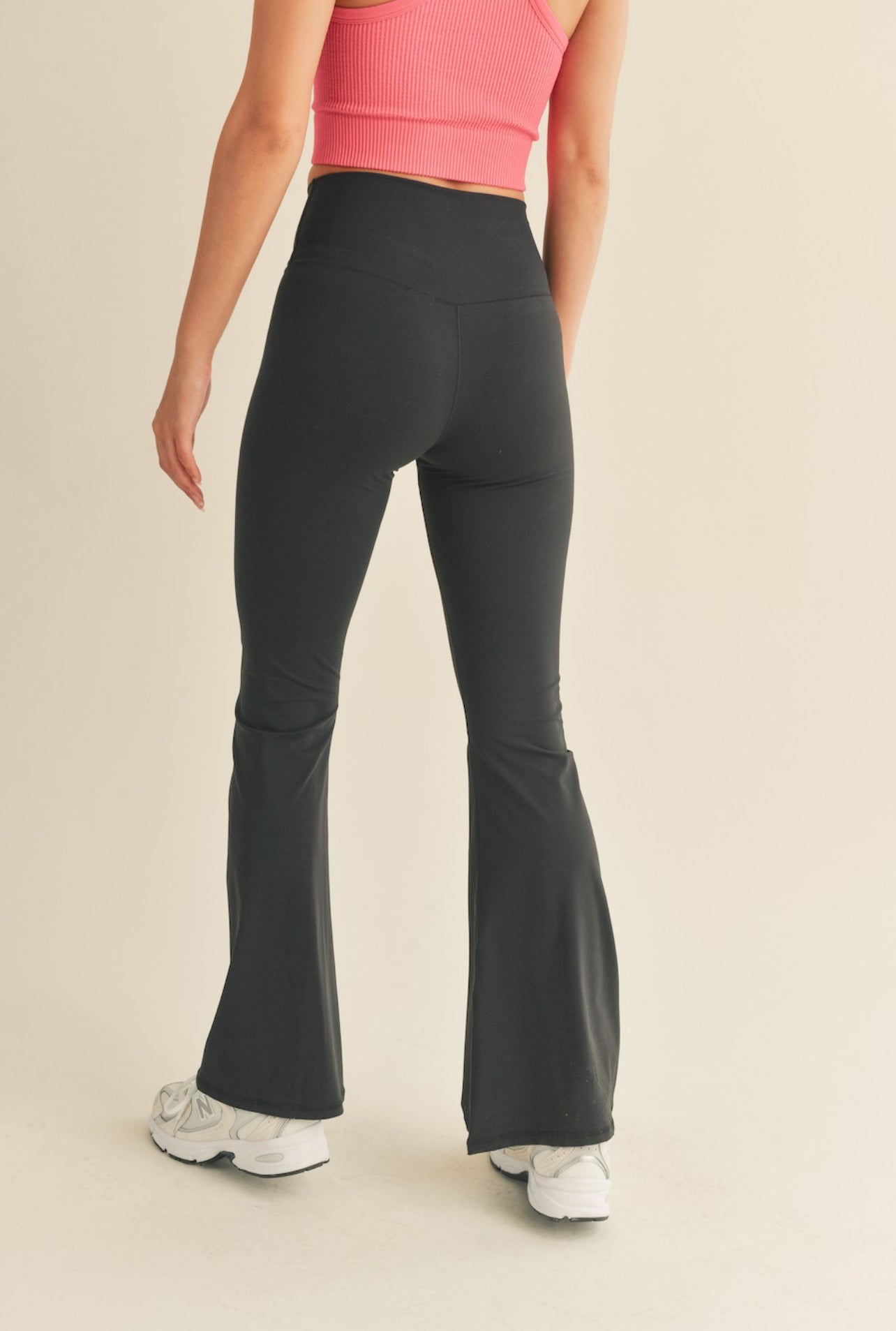 Black Crossover Flare Legging