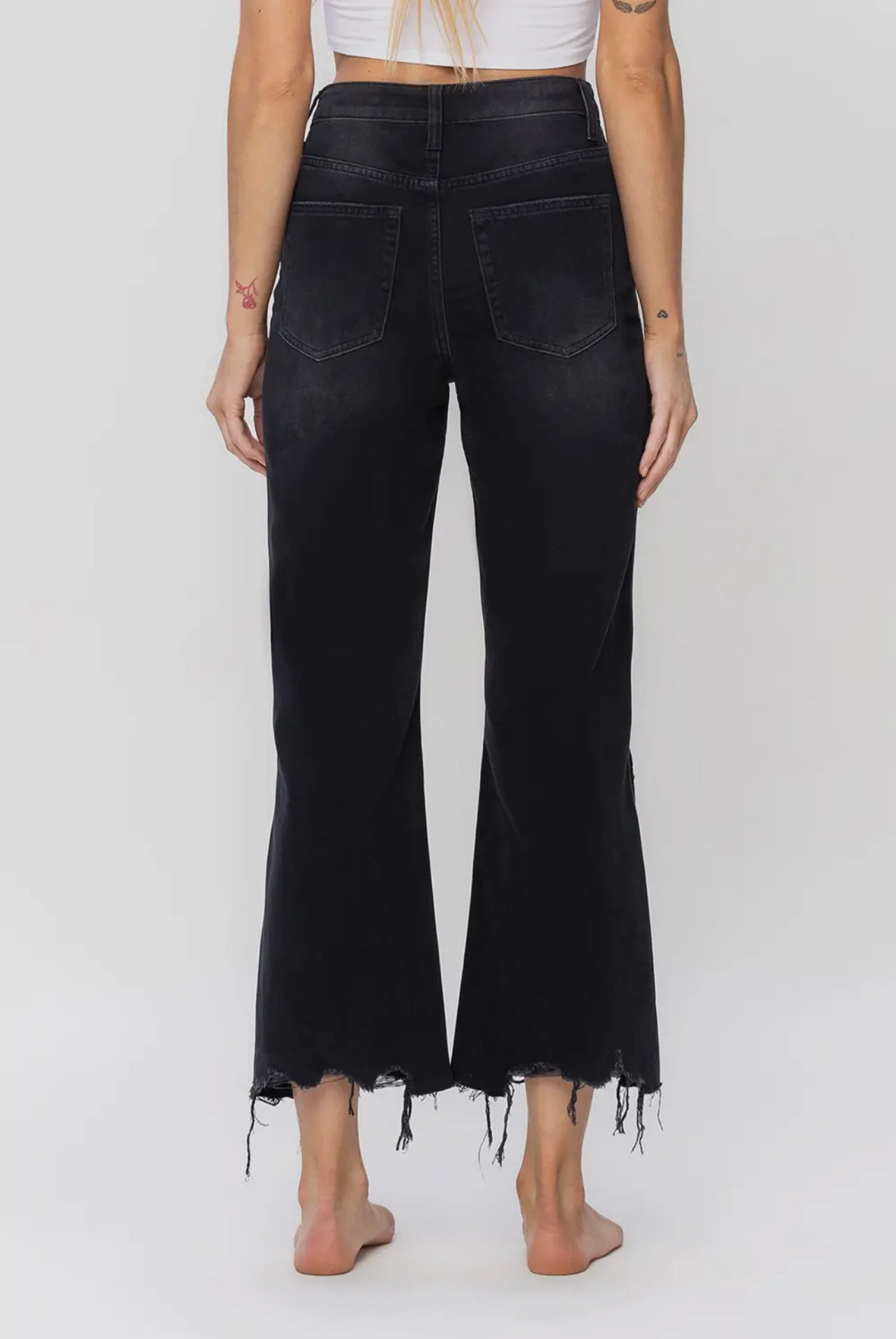 Crop Flare 90s Vintage Jeans