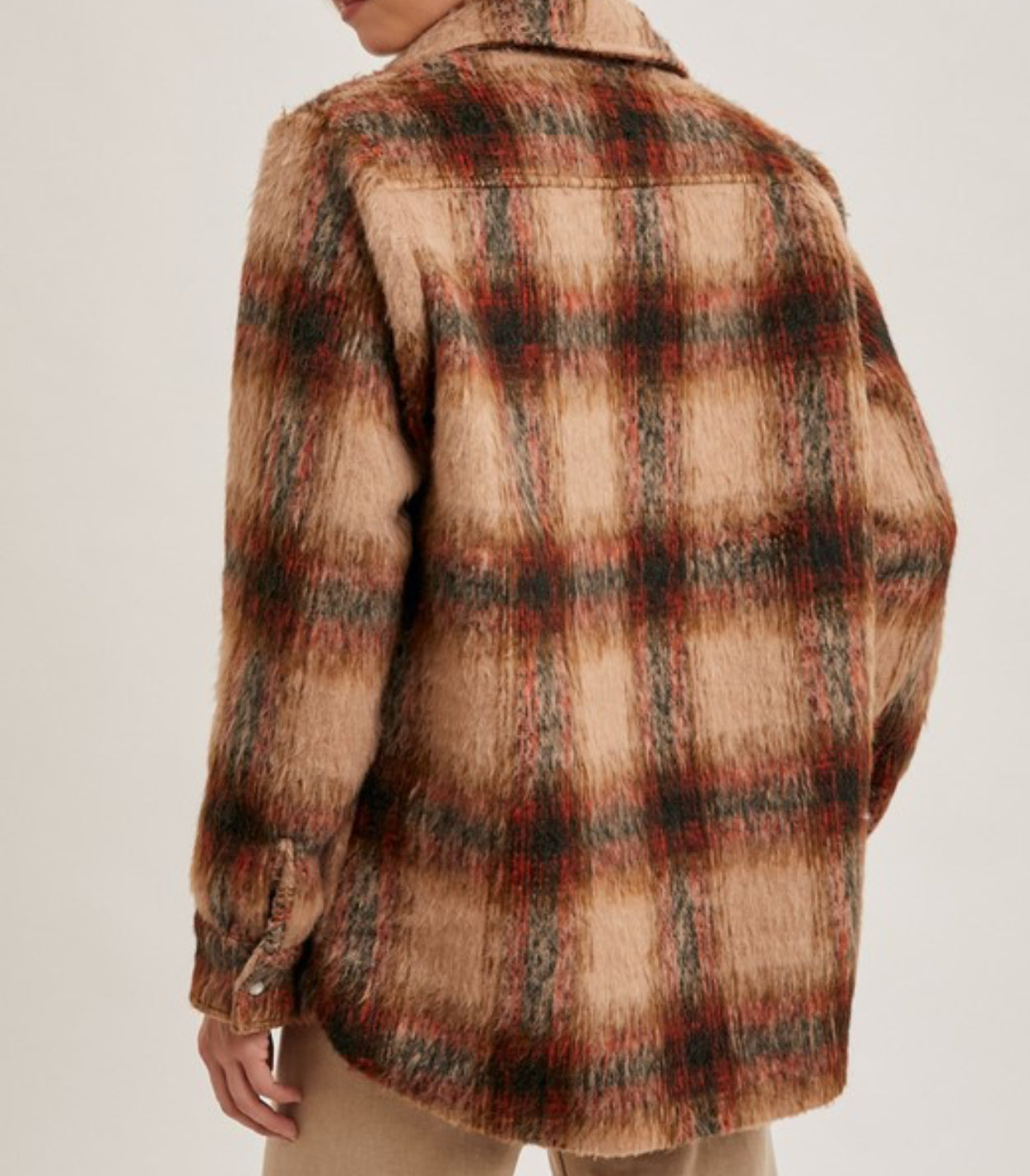 By The Fire Shacket Taupe