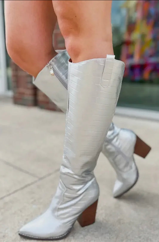 Silver Bells Tall Boots