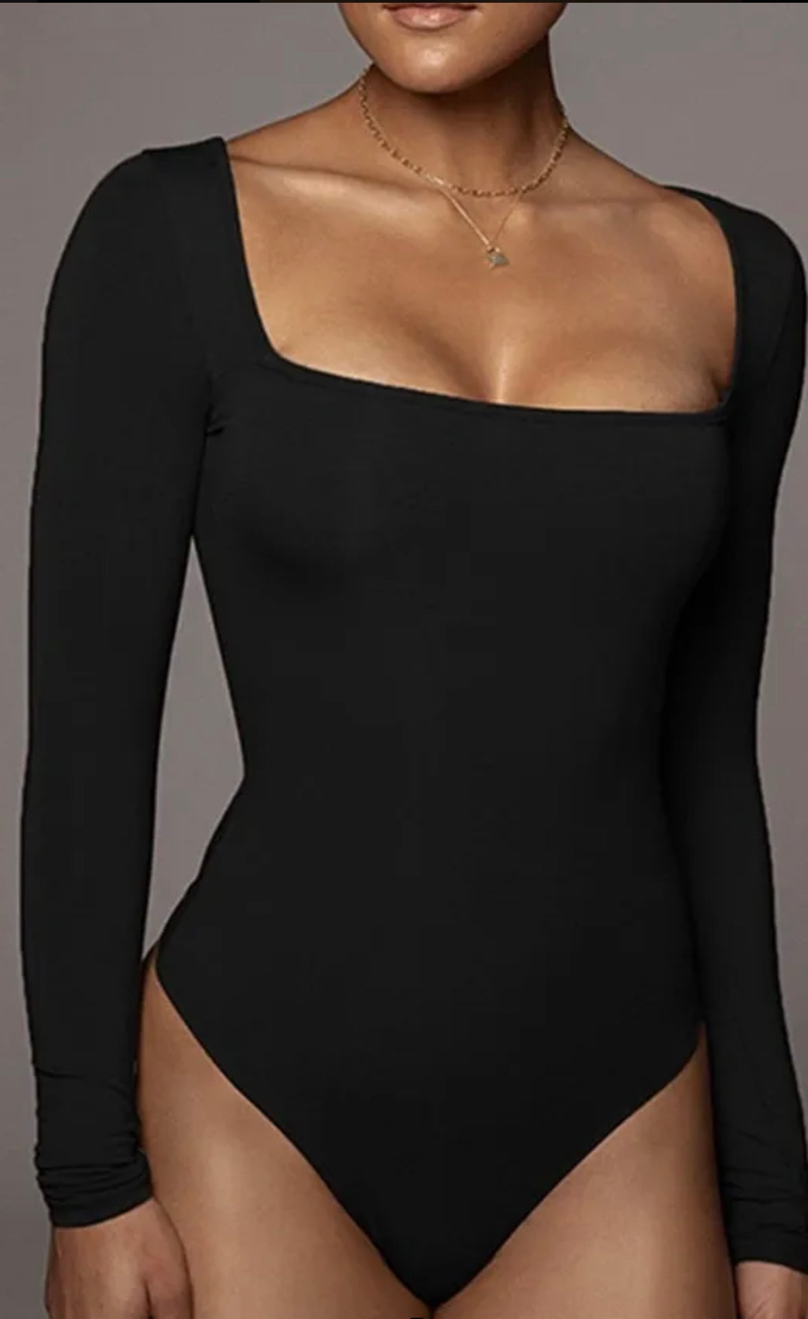 Basic Babe Bodysuit-Black