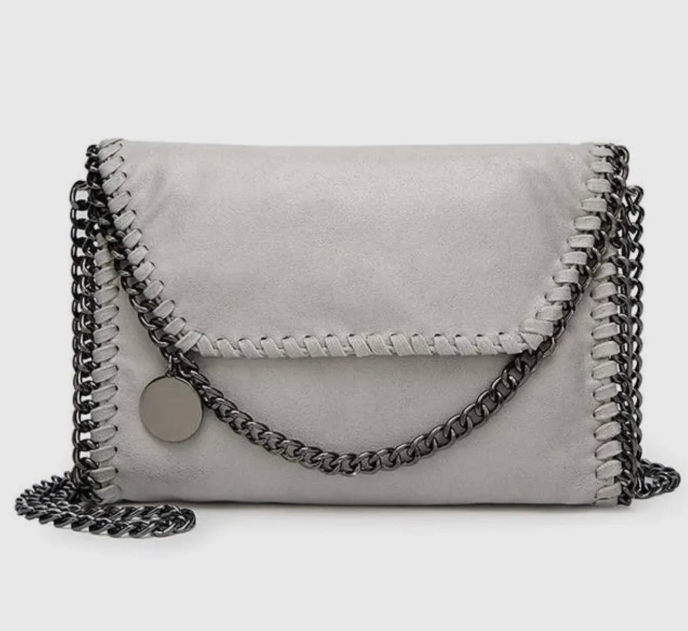 Must Have Crossbody Clutch-Grey