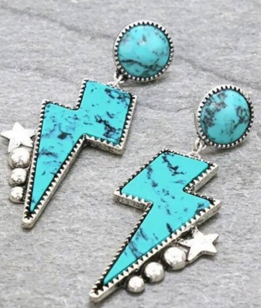 Western Lightening Earrings